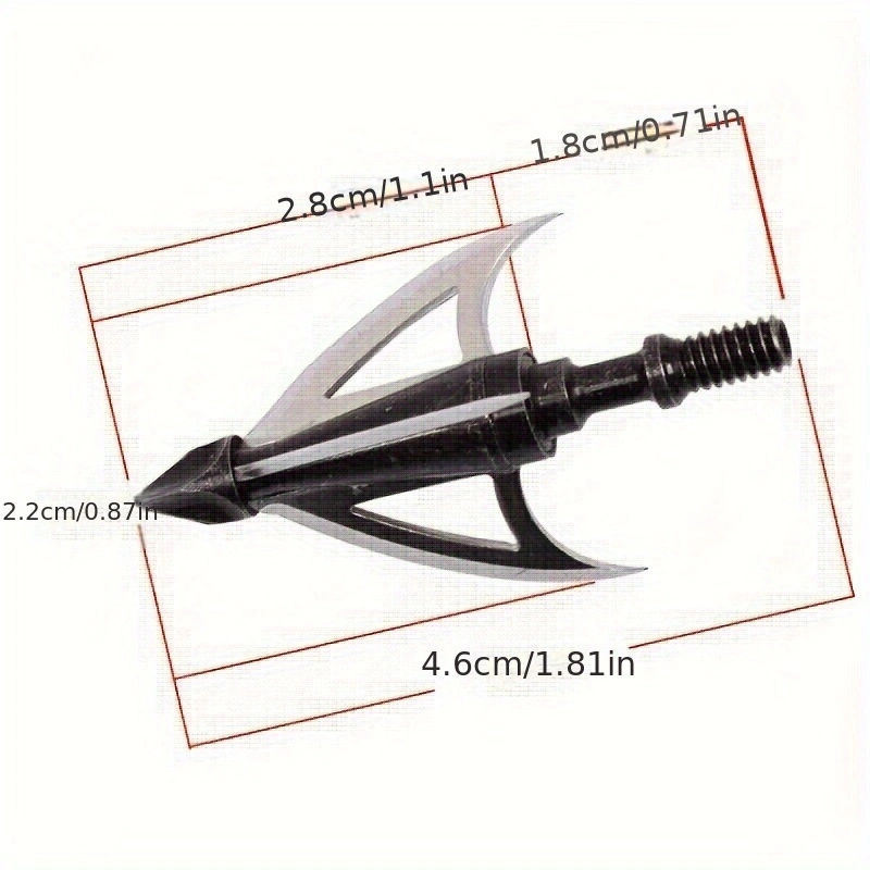 12pcs Hunting Arrow Target Head Outdoor Shooting Archery Carbon Arrow DIY Accessories